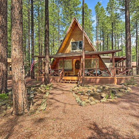 A-Frame Pinetop Lakeside Cabin Under The Pines!别墅 外观 照片