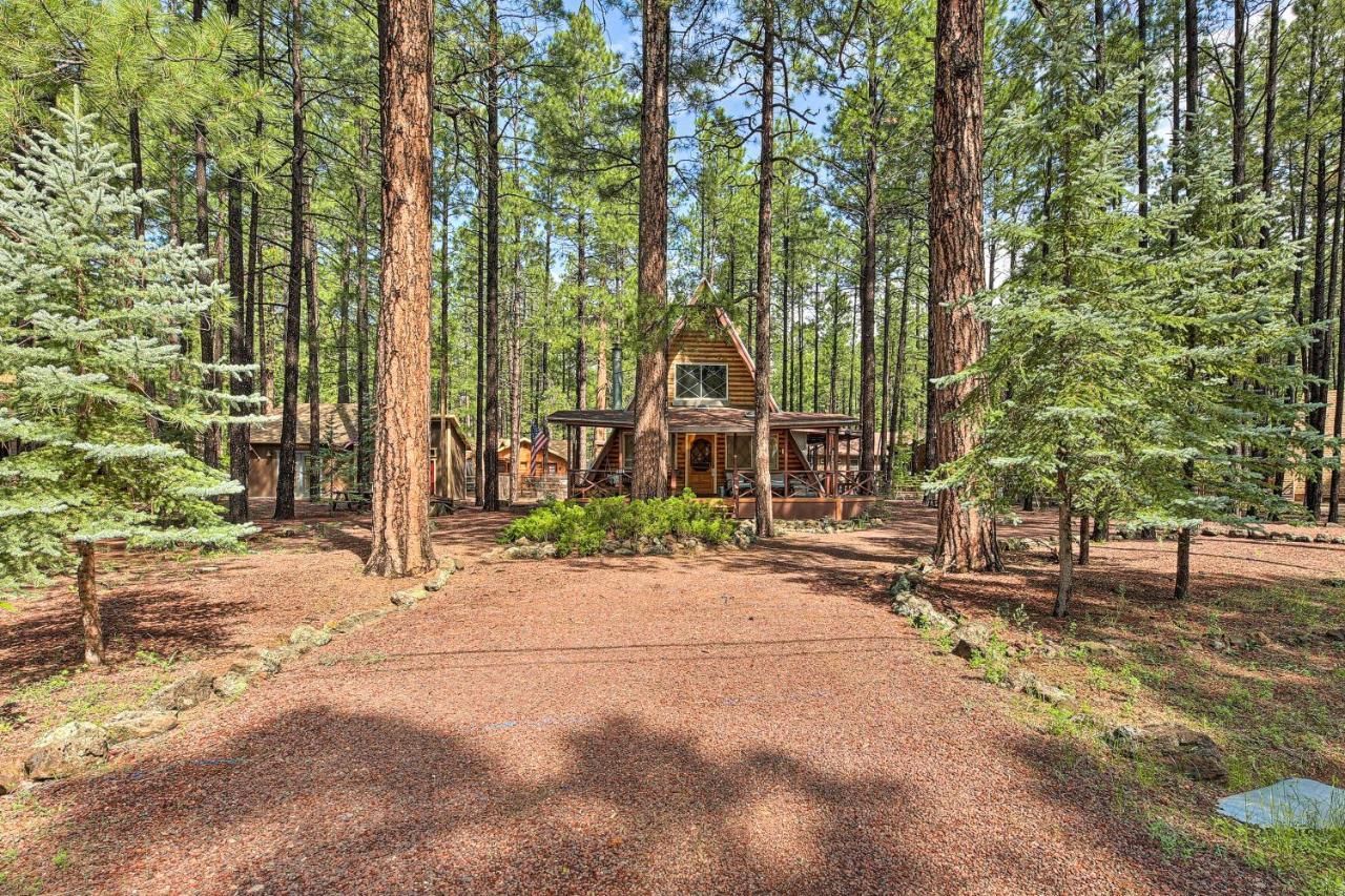 A-Frame Pinetop Lakeside Cabin Under The Pines!别墅 外观 照片